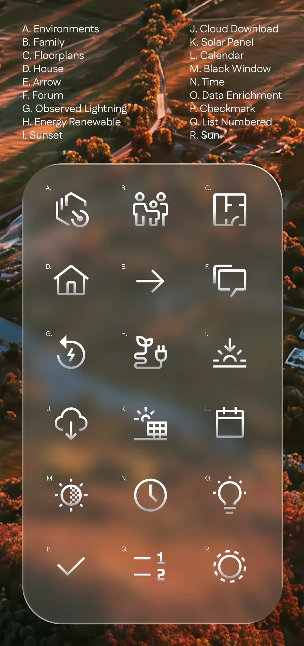 Brand icon set